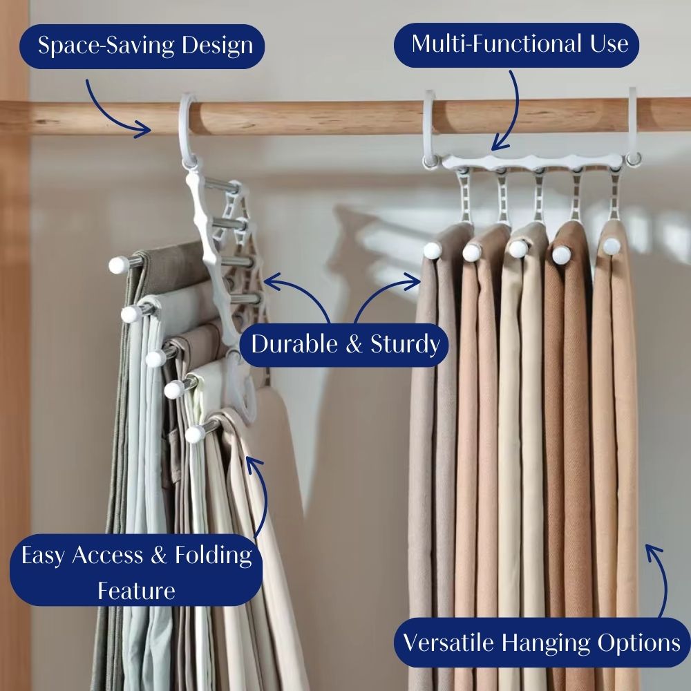 Multi-Functional Pants Rack (2-Pack)