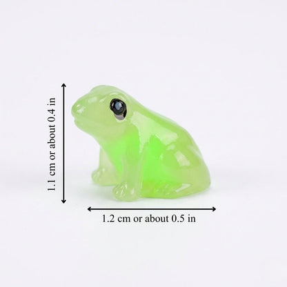Glow-in-the-Dark Frog Plant Decor